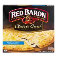 Red Baron Pizza, No, Not The Pilot, But The Baked Cheesy Dish.