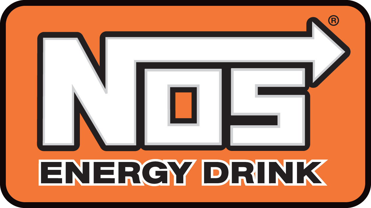 NOS Energy Drink With A Rider, Full Throttle! Rough day, Tired? Nope.