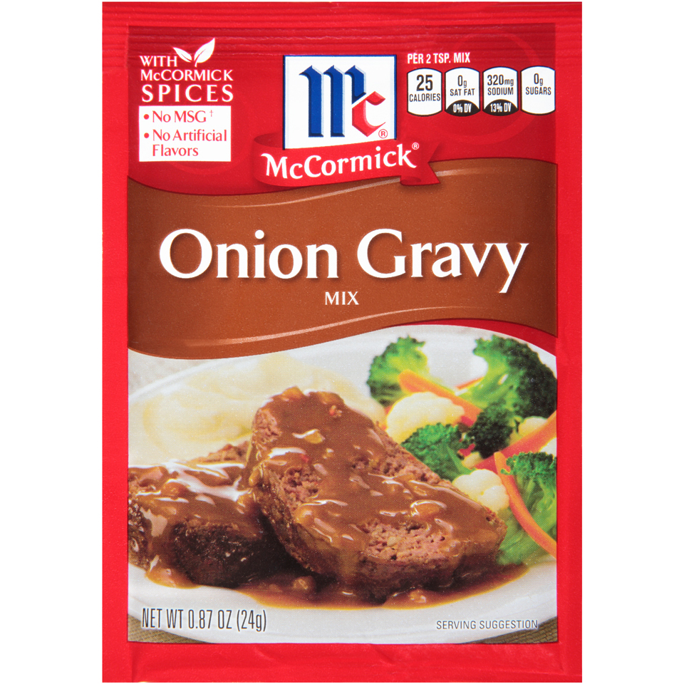 A Delicious McCormick Gravy Mix Is Essential To A Well Planned Meal.