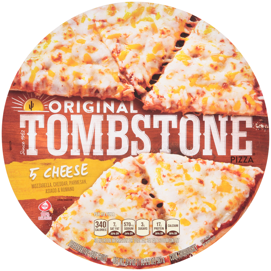 Tombstone Pizza, Sauce & Crust W Generous Toppings; Who's Pizza God?