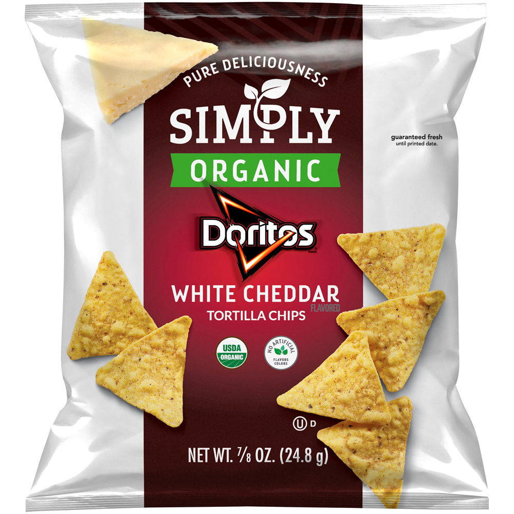 Cheddar White. Doritos Chips. Rye Chip.