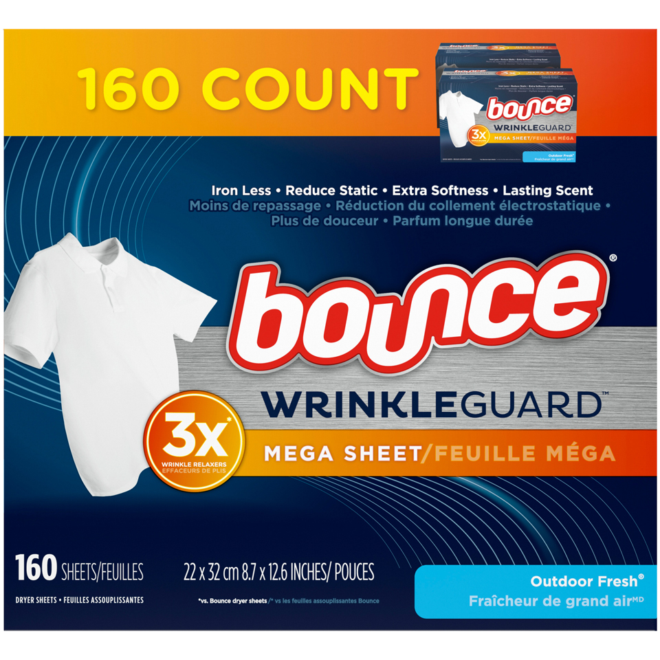 Bounce Fabric Sheets; A Soft And Lovable You Product!